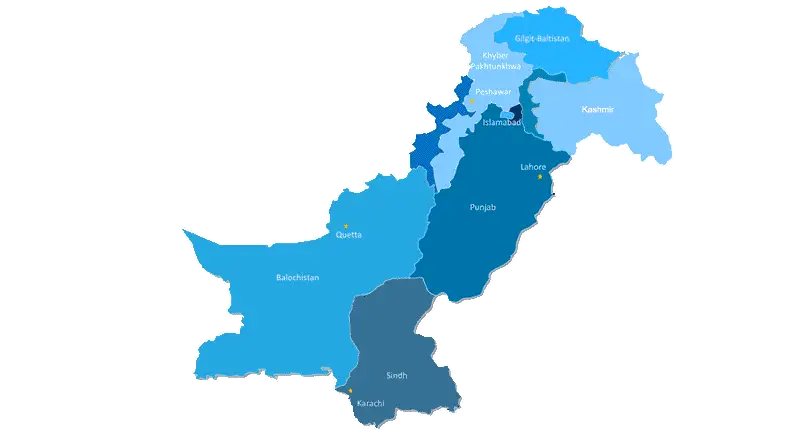 Pakistan Solar Solutions Projects Pakistan Map