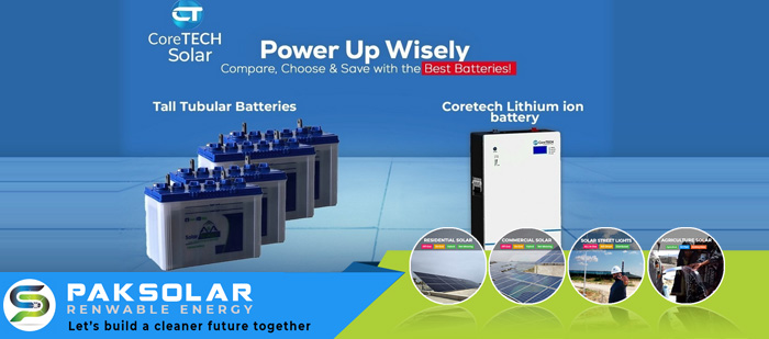 CoreTech Lithium Batteries in Karachi